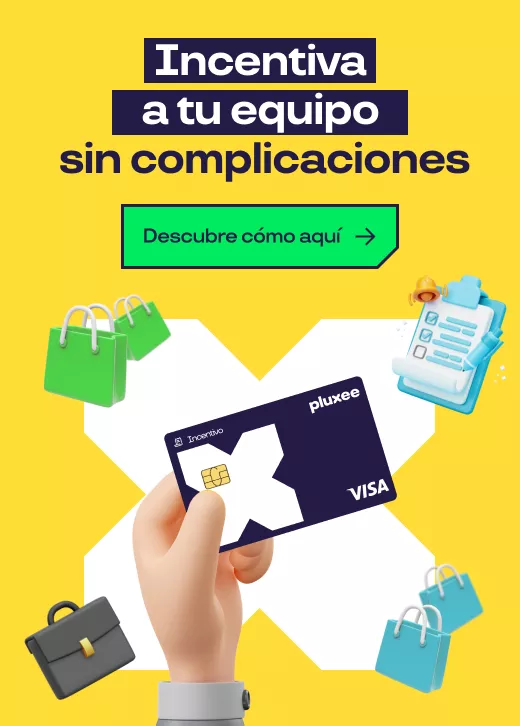Mano tarjeta incentivos para empleados 