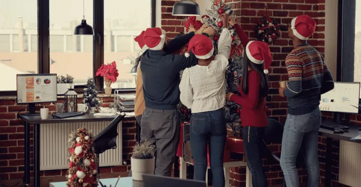 navidad en el trabajo