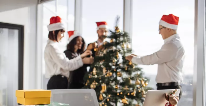Bienestar laboral durante Navidad