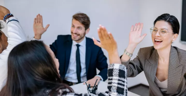 Equipo de trabajo motivado