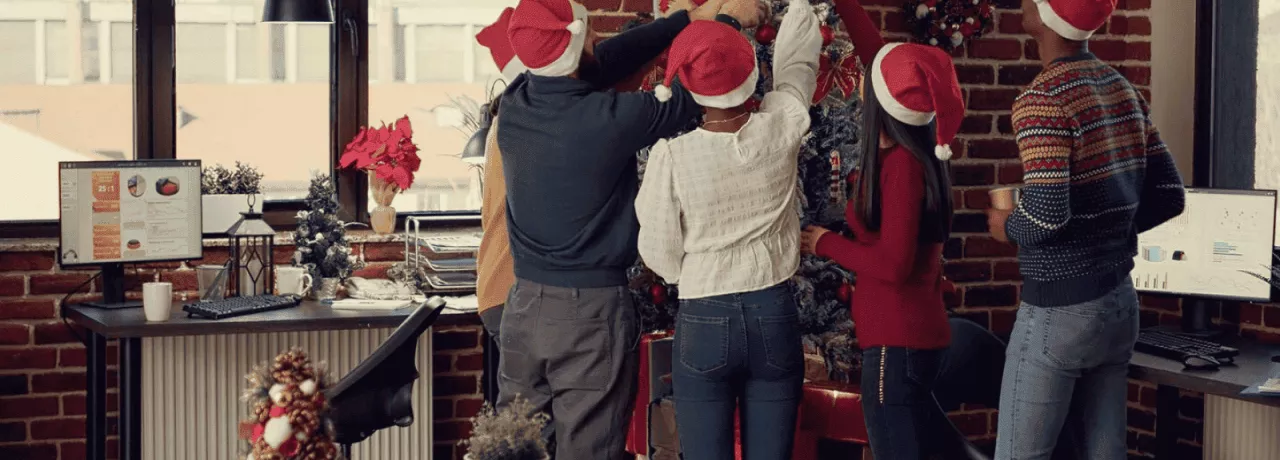 navidad en el trabajo