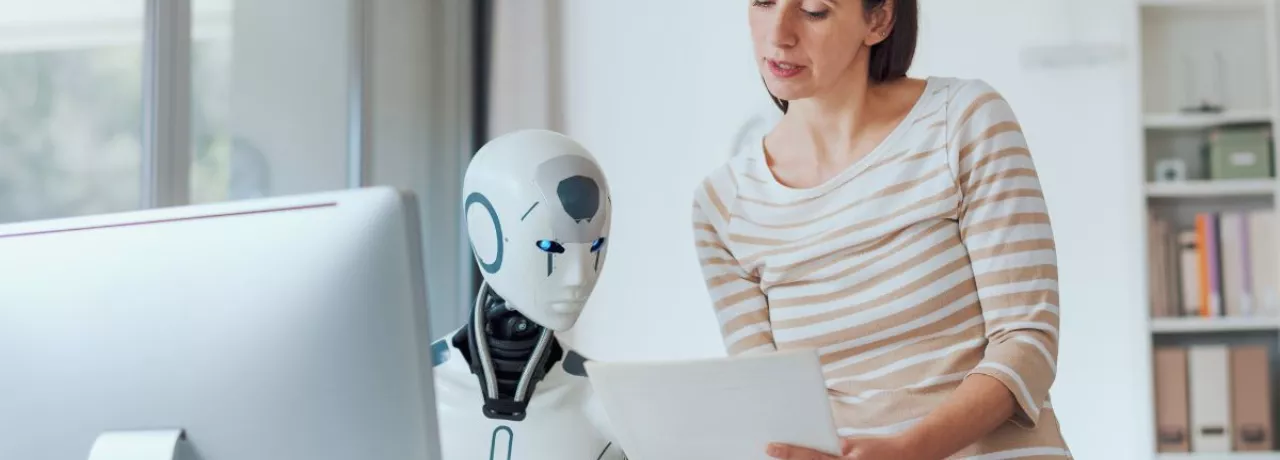 inteligencia artificial en la oficina