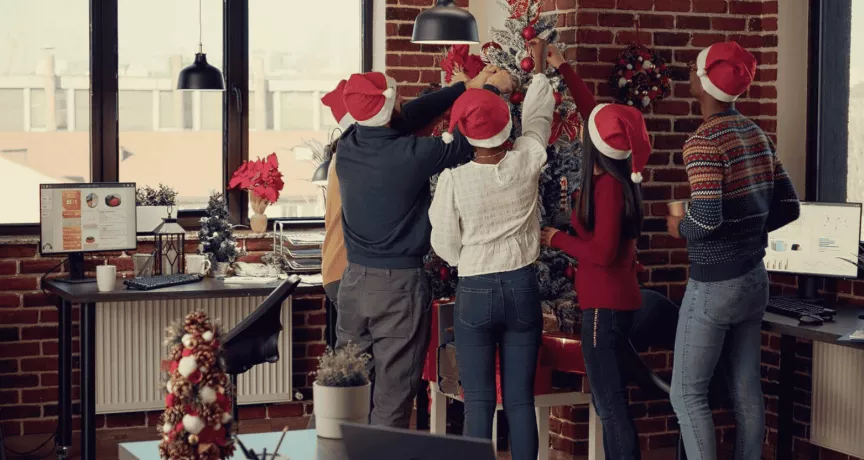 navidad en el trabajo