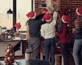 navidad en el trabajo