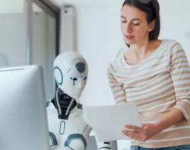 inteligencia artificial en la oficina