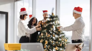 Bienestar laboral durante Navidad