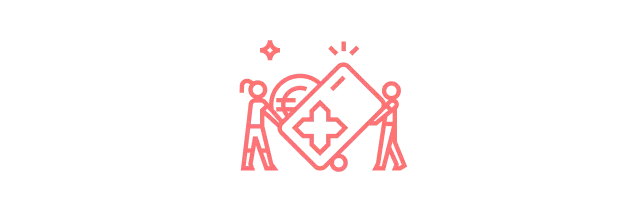 dos personitas cargando su tarjeta de incentivos para empresas