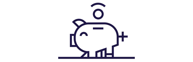 Ilustración de una caja fuerte y una moneda