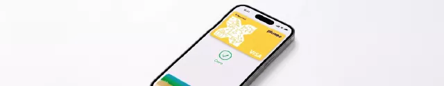 Celular exibindo a Tarjeta Virtual Pluxee Navidad para regalos corporativos